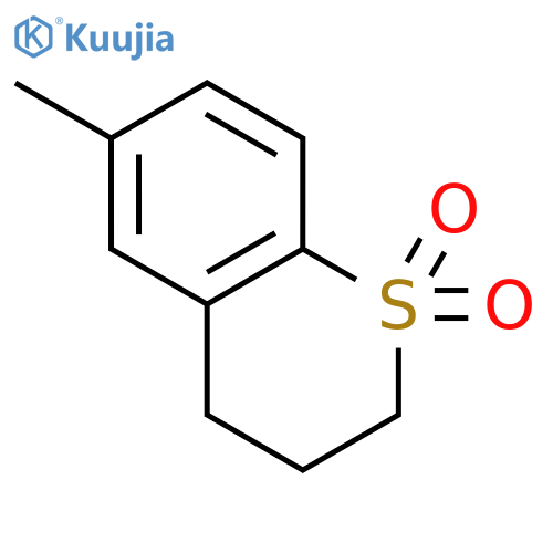 2H-1-Benzothiopyran,3,4-dihydro-6-methyl-, 1,1-dioxide structure