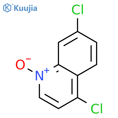 Quinoline,4,7-dichloro-, 1-oxide structure