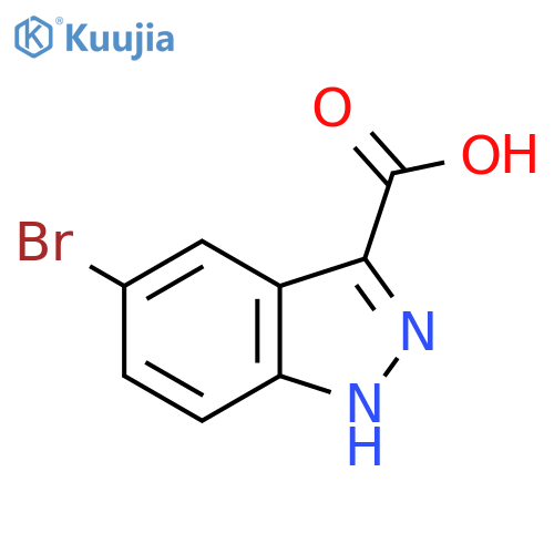 5-Bromo-1H-indazole-3-carboxylic Acid structure