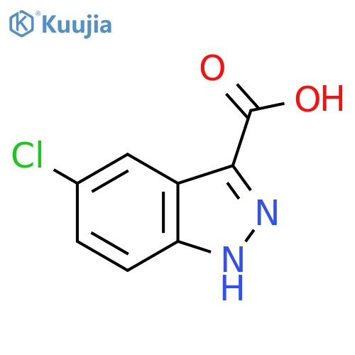 5-Chloro-1H-indazole-3-carboxylic Acid structure