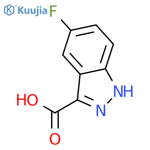 5-Fluoro-1H-indazole-3-carboxylic acid structure