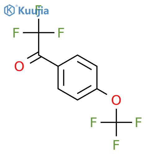 4'-(Trifluoromethoxy)-2,2,2-trifluoroacetophenone structure