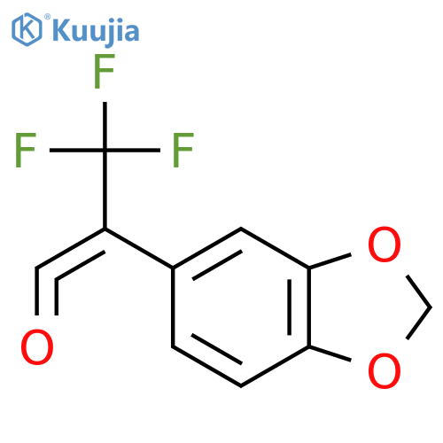 1-Propen-1-one, 2-(1,3-benzodioxol-5-yl)-3,3,3-trifluoro- structure