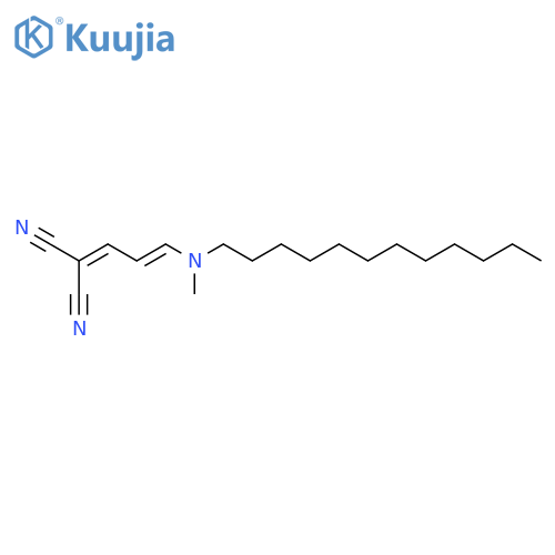 Propanedinitrile, [3-(dodecylmethylamino)-2-propenylidene]- structure