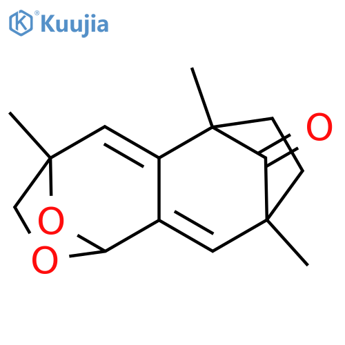 1,4-Epoxy-6,9-methano-1H-cyclohept[c]oxepin-11-one,3,4,6,7,8,9-hexahydro-4,6,9-trimethyl- (9CI) structure
