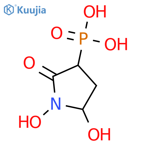 Phosphonic acid, P-(1,5-dihydroxy-2-oxo-3-pyrrolidinyl)- structure