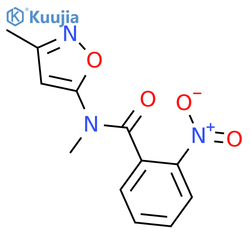 Benzamide, N-methyl-N-(3-methyl-5-isoxazolyl)-2-nitro- structure