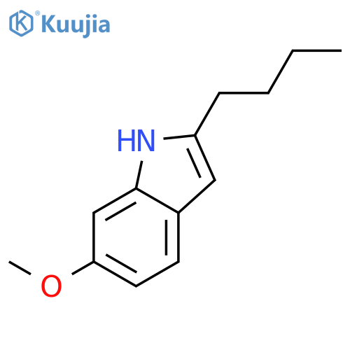1H-Indole, 2-butyl-6-methoxy- structure