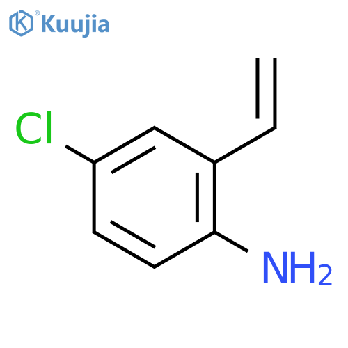 4-chloro-2-ethenylaniline structure