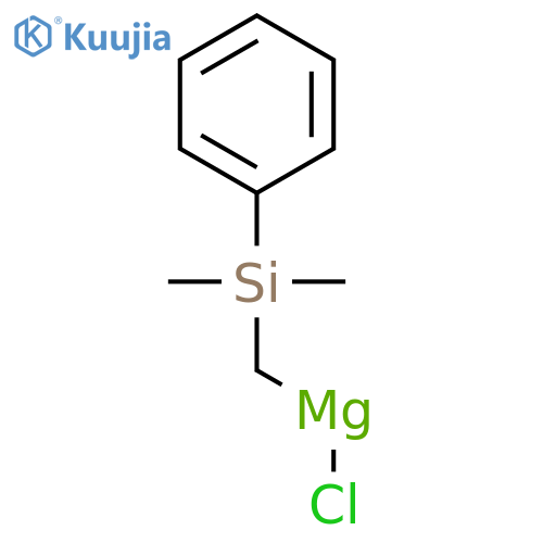Magnesium, chloro[(dimethylphenylsilyl)methyl]- structure