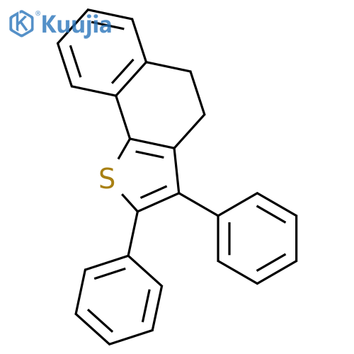 Naphtho[1,2-b]thiophene, 4,5-dihydro-2,3-diphenyl- structure
