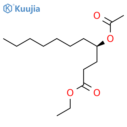 Undecanoic acid, 4-(acetyloxy)-, ethyl ester, (R)- structure
