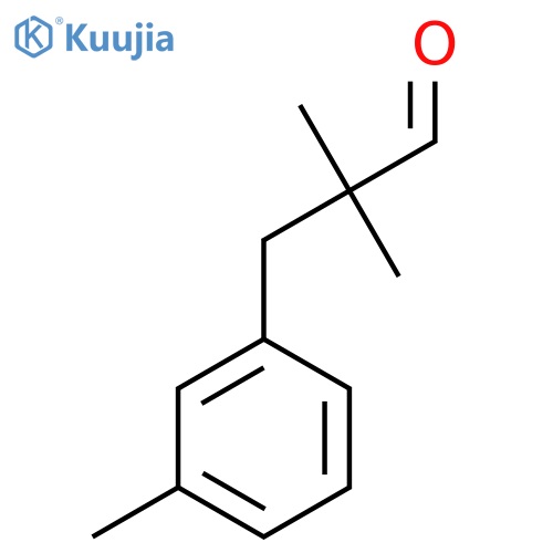 2,2-Dimethyl-3-(3-methylphenyl)propanal structure