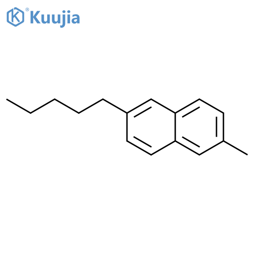 Naphthalene, 2-methyl-6-pentyl- structure