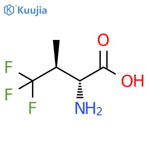 D-Valine, 4,4,4-trifluoro-, (S)- structure