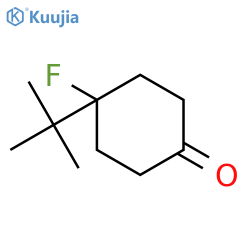 Cyclohexanone, 4-(1,1-dimethylethyl)-4-fluoro- structure