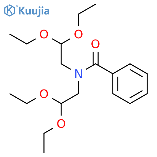 Benzamide, N,N-bis(2,2-diethoxyethyl)- structure