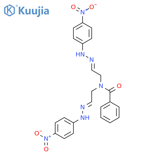 Benzamide, N,N-bis[2-[(4-nitrophenyl)hydrazono]ethyl]- structure