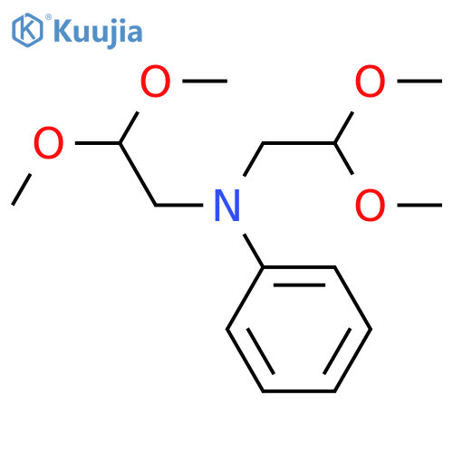 BENZENAMINE, N,N-BIS(2,2-DIMETHOXYETHYL)- structure