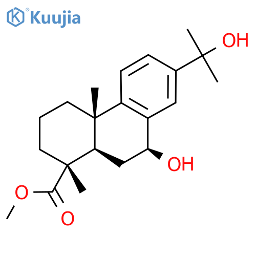 Methyl (1R,4aS,9S,10aR)-9-hydroxy-7-(2-hydroxypropan-2-yl)-1,4a-dimethyl-2,3,4,9,10,10a-hexahydrophenanthrene-1-carboxylate structure