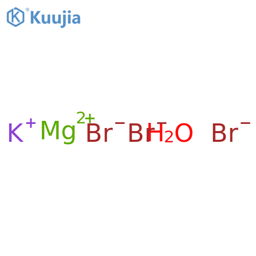 Magnesium potassium bromide, hydrate structure