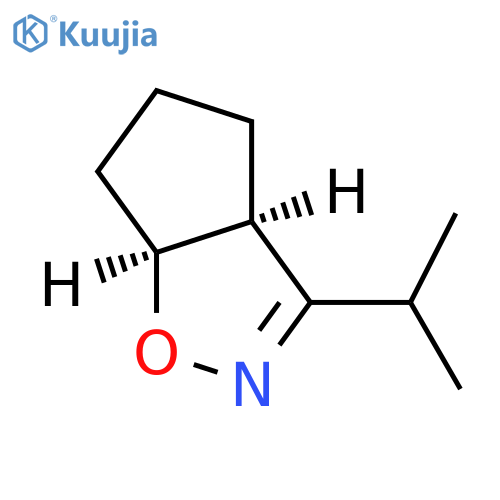 4H-Cyclopent[d]isoxazole,3a,5,6,6a-tetrahydro-3-(1-methylethyl)-,cis-(9CI) structure