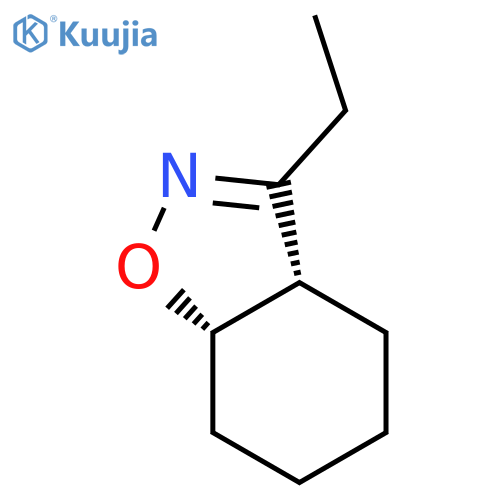 1,2-Benzisoxazole, 3-ethyl-3a,4,5,6,7,7a-hexahydro-, cis- structure