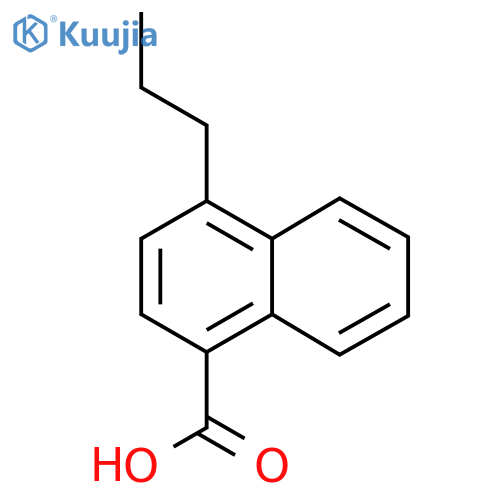 4-Propyl-1-naphthoic acid structure