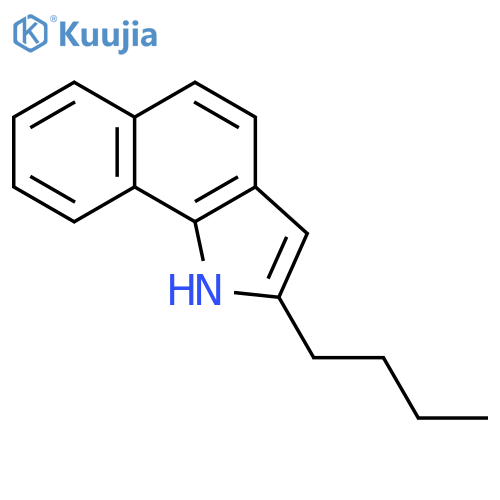 1H-Benz[g]indole, 2-butyl- structure