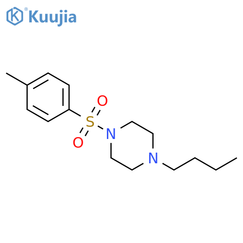 Piperazine, 1-butyl-4-[(4-methylphenyl)sulfonyl]- structure