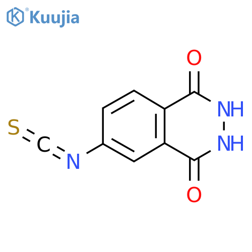 2,3-Dihydro-6-isothiocyanato-1,4-phthalazinedione structure