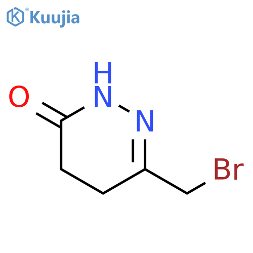 3(2H)-Pyridazinone, 6-(bromomethyl)-4,5-dihydro- structure