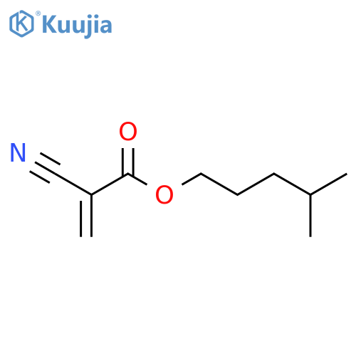 2-Propenoic acid,2-cyano-, 4-methylpentyl ester, homopolymer structure