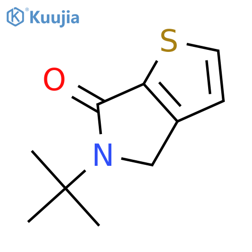 5-(1,1-dimethylethyl)-4,5-dihydro-6H-Thieno[2,3-c]pyrrol-6-one structure
