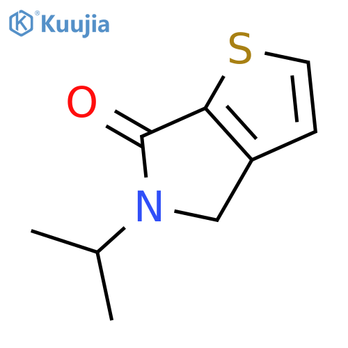 4,5-dihydro-5-(1-methylethyl)-6H-Thieno[2,3-c]pyrrol-6-one structure