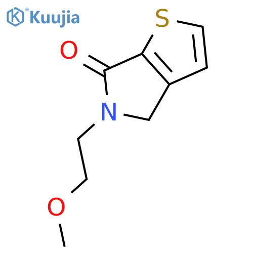 4,5-dihydro-5-(2-methoxyethyl)-6H-Thieno[2,3-c]pyrrol-6-one structure