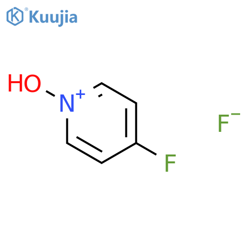 Pyridinium, 4-fluoro-1-hydroxy-, fluoride structure