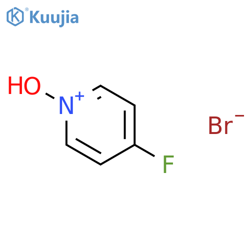 Pyridinium, 4-fluoro-1-hydroxy-, bromide structure