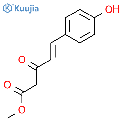 4-Pentenoic acid, 5-(4-hydroxyphenyl)-3-oxo-, methyl ester structure