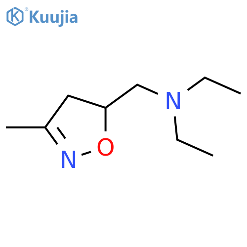 5-Isoxazolemethanamine, N,N-diethyl-4,5-dihydro-3-methyl- structure