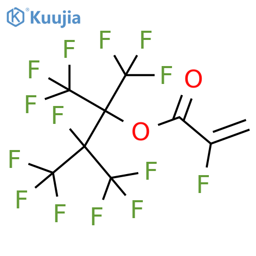 2-Propenoic acid, 2-fluoro-, 2,3,3,3-tetrafluoro-1,1,2-tris(trifluoromethyl)propyl ester structure