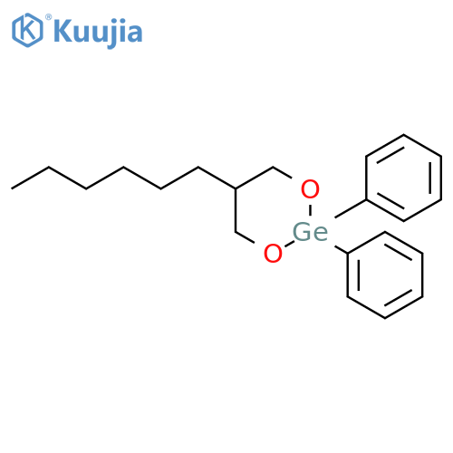 4H-1,3,2-Dioxagermin, 5-hexyldihydro-2,2-diphenyl- structure