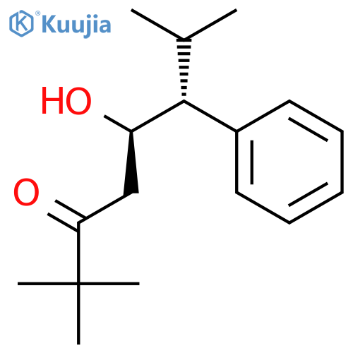 3-Octanone, 5-hydroxy-2,2,7-trimethyl-6-phenyl-, (R*,R*)-(±)- structure