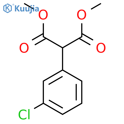 1,3-Dimethyl 2-(3-chlorophenyl)propanedioate structure