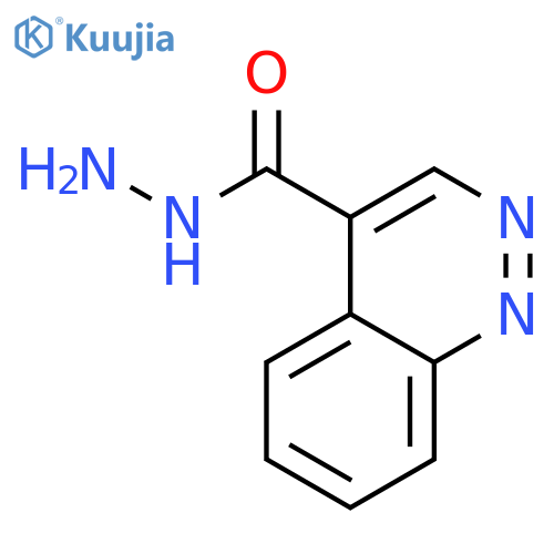 4-Cinnolinecarboxylic acid hydrazide structure