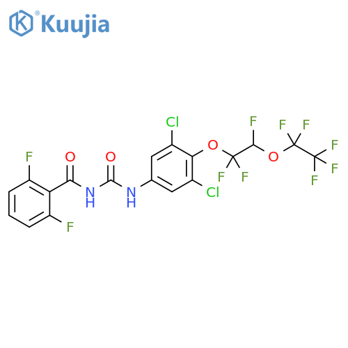 Benzamide, N-[[[3,5-dichloro-4-[1,1,2-trifluoro-2-(1,1,2,2,2-pentafluoroethoxy)ethoxy]phenyl]amino]carbonyl]-2,6-difluoro- structure