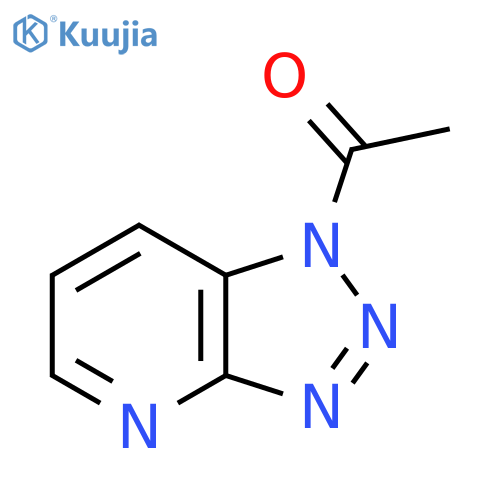 1-Acetyl-1H-1,2,3-triazolo4,5-bpyridine structure