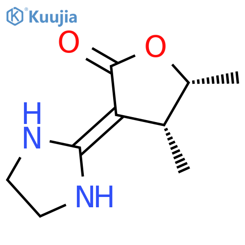 2(3H)-Furanone, dihydro-3-(2-imidazolidinylidene)-4,5-dimethyl-, cis-(±)- structure