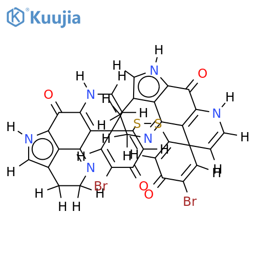 (+)-(6R,6'R)-discorhabdin W structure