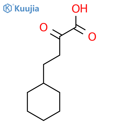 4-cyclohexyl-2-oxobutanoic acid structure